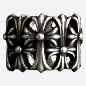Chrome Hearts Silver Cemetery Ring